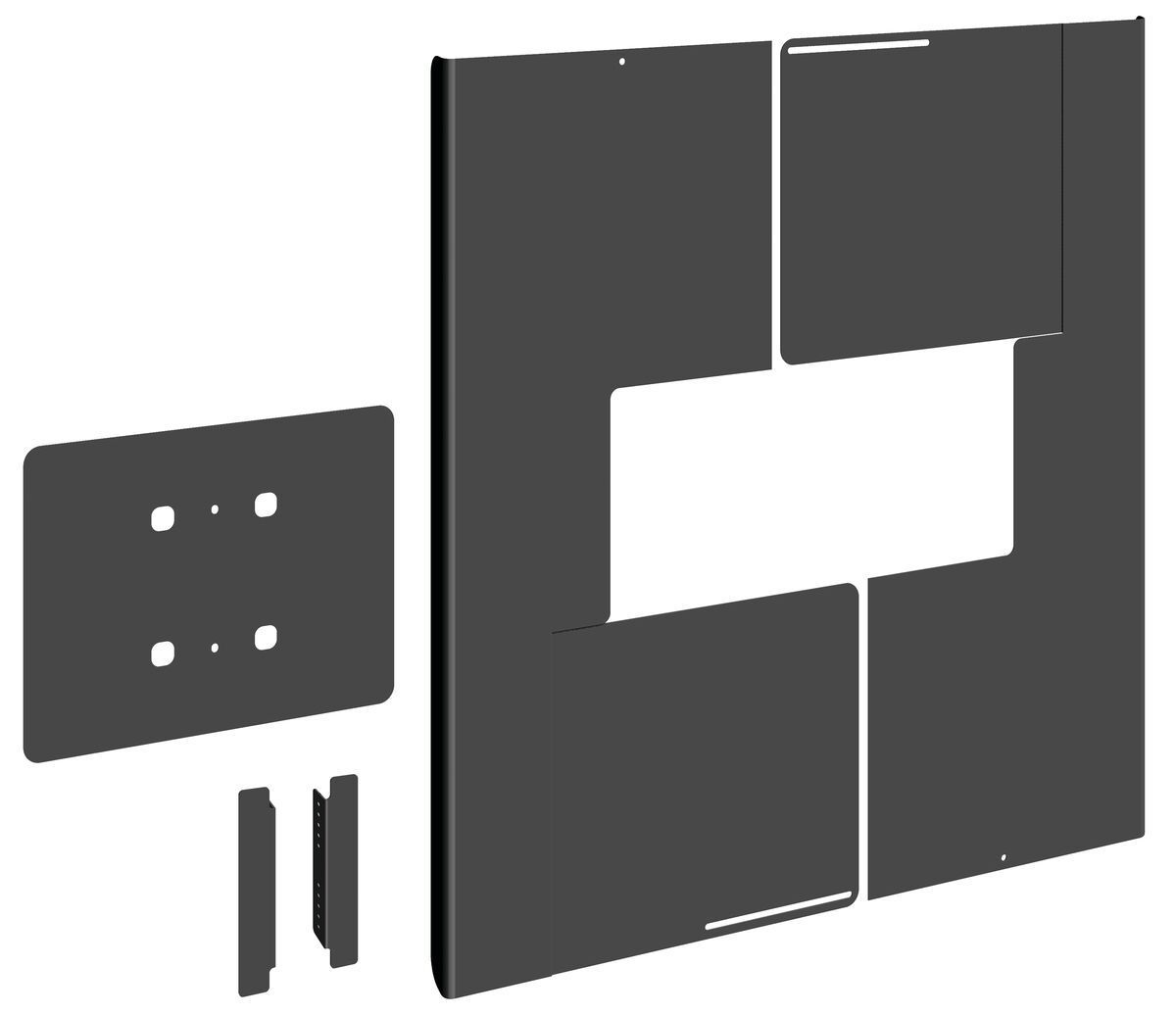 Vogel's Pro Rückabdeckung - Connect-It, Display, Hochformat 50-55"