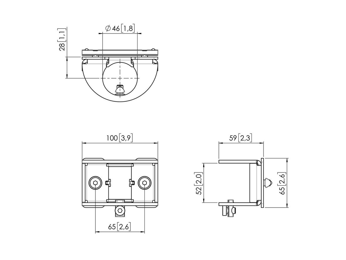 Vogel's Pro Profiladapter für - MOMO Motion und Motion Plus, schwarz
