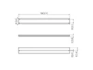 Vogel's Pro Interface Bar, 70cm - MOMO Motion and Motion Plus, black