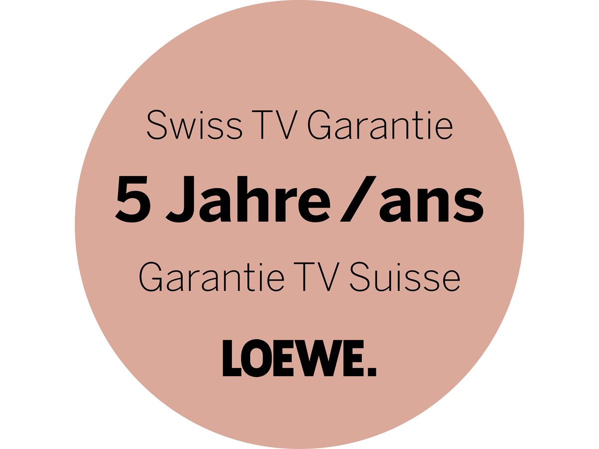 Fensterkleber 5 Jahre Garantie - Loewe Werbematerial