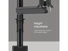 Vogel's Pro Monitorhalterung Motion, - Tisch, höhenverstellbar, 20kg, schwarz