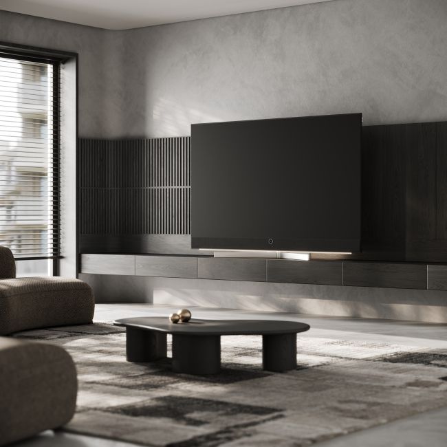 Loewe stellar 77 dr+ alu black + black - Tizen, Loewe OLED UHD TV 77"