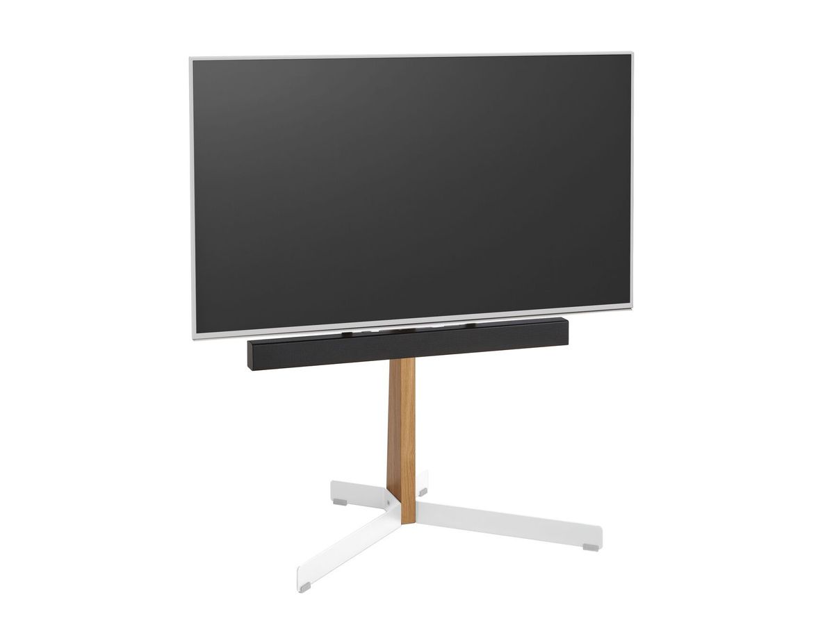 Vogel's TV-Bodenstand, Eiche - COMFORT, schwenkbar, 40-77", 50kg