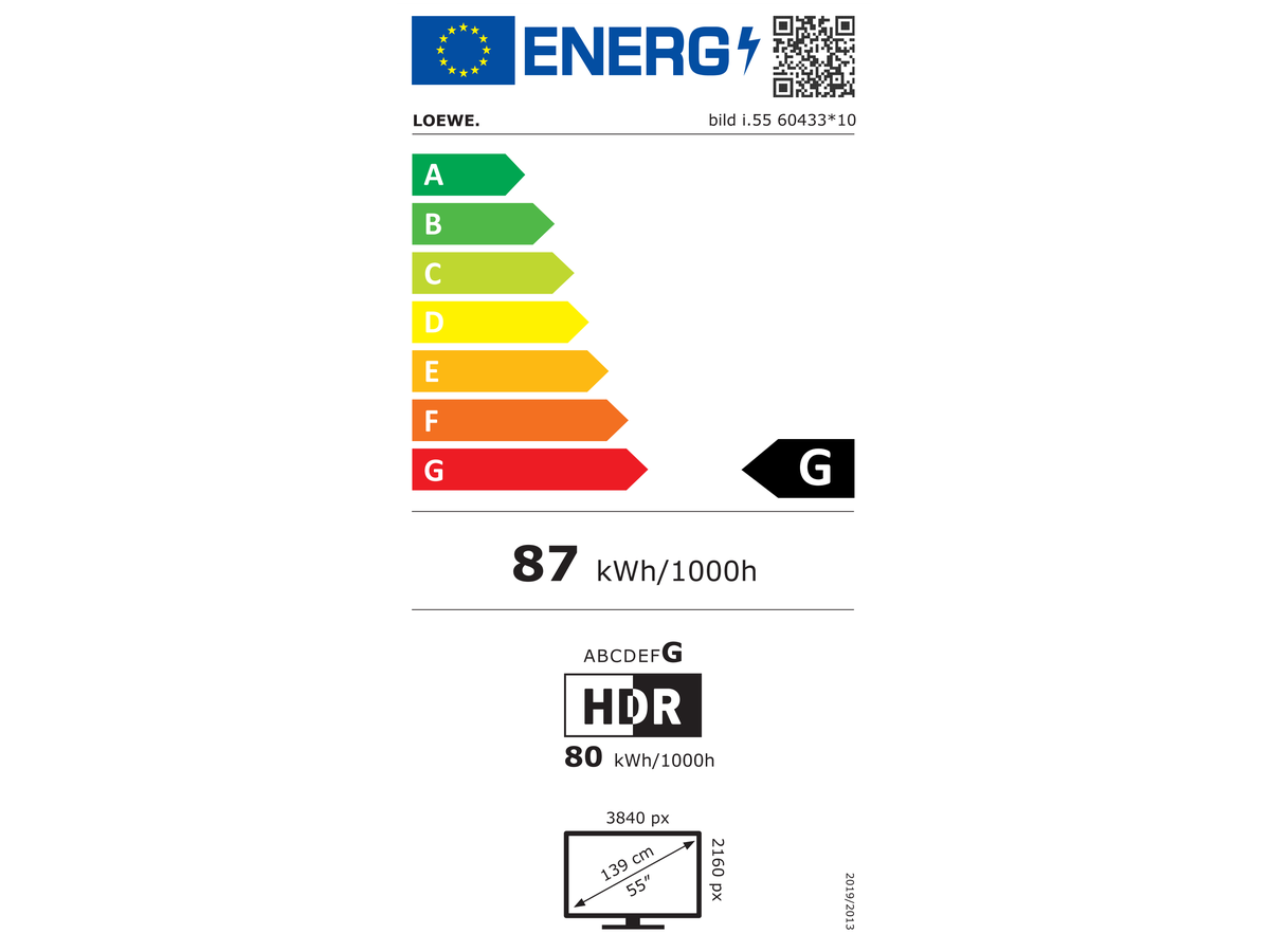Loewe iconic inspire.55 pure white - Loewe TV OLED UHD 55"