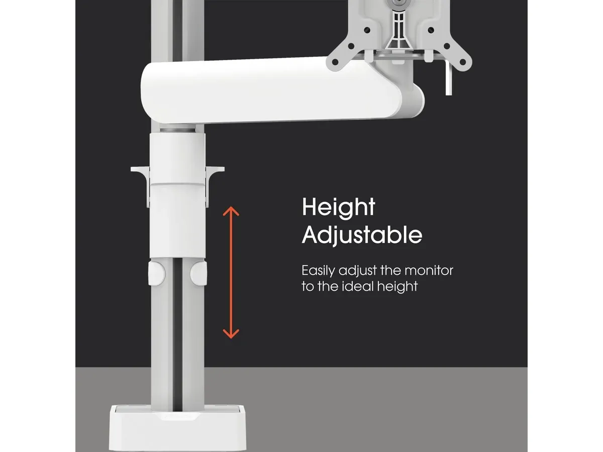 Vogel's Pro Monitor mount Motion, - table, height-adjustable, 20kg, white