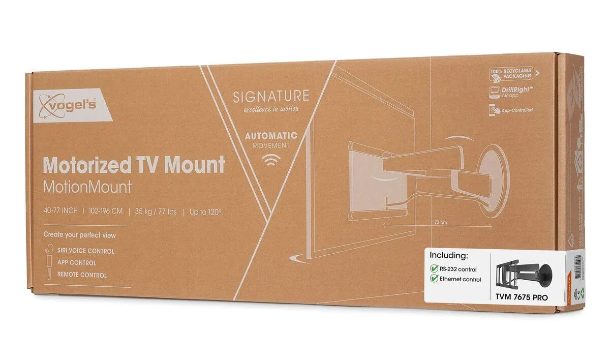 Vogel's Pro Elektr.-Wandhalterung - SIGNATURE, schwenkbar, 40-77", 35kg