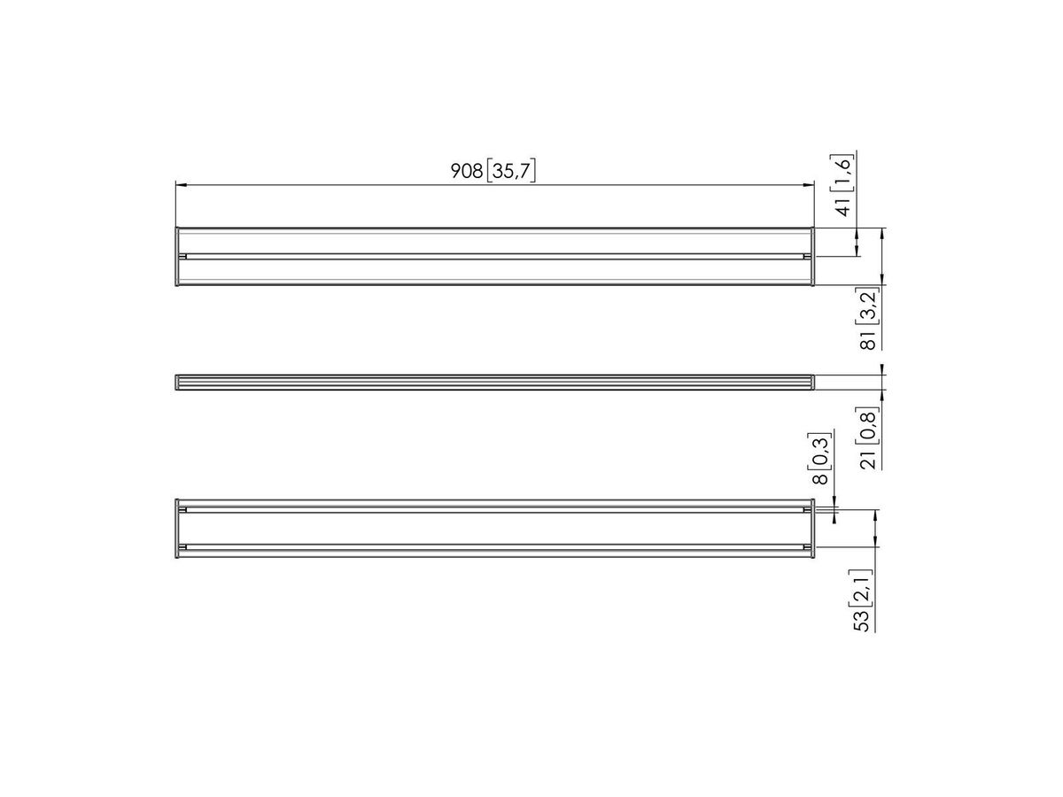 Vogel's Pro Interface-Bar, 90cm - MOMO Motion und Motion Plus, weiss