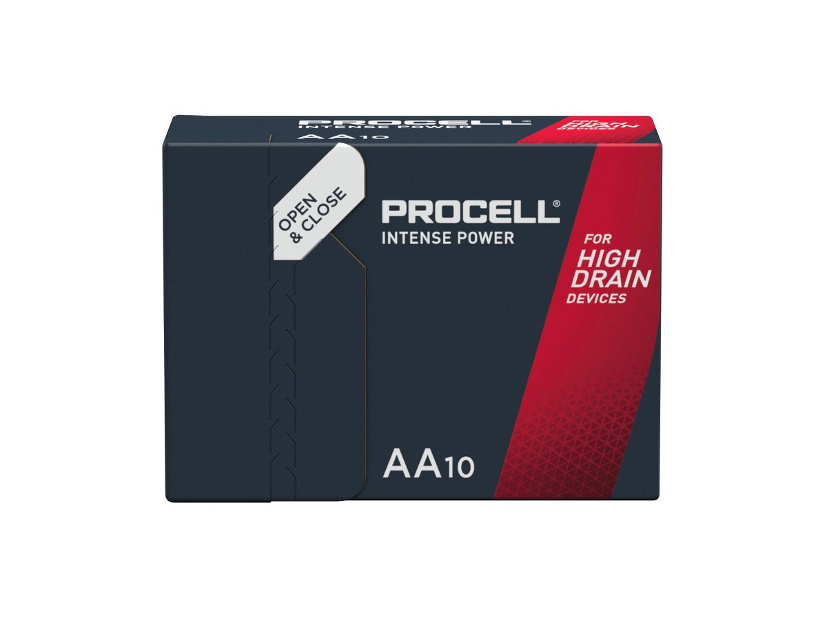 Procell Intense AA (LR06) 10er - Zn/MnO2 Alkaline 1.5V