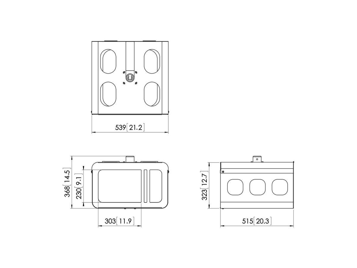 Vogel's Pro Projector Enclosure - Connect-It, modular, anti-theft