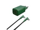 HUNE Ladeadapter&Ladekabel TypeC-Light- - ning, Forest green