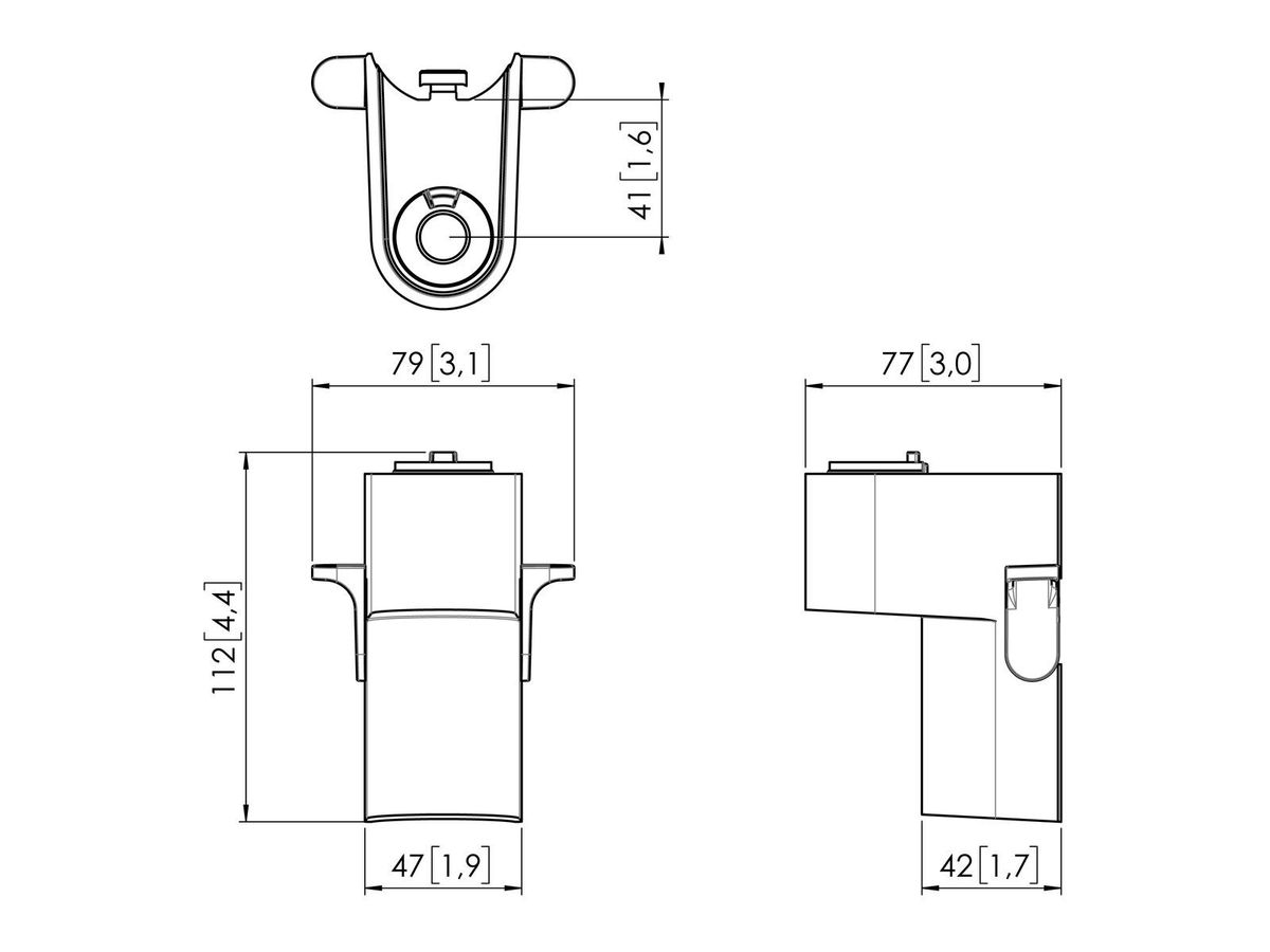 Vogel's Pro Pole Clamp Component for - MOMO Motion and Motion Plus, black