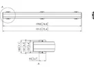 Vogel's Pro Display-Adapterbar - Connect-It, 1915mm, Silber