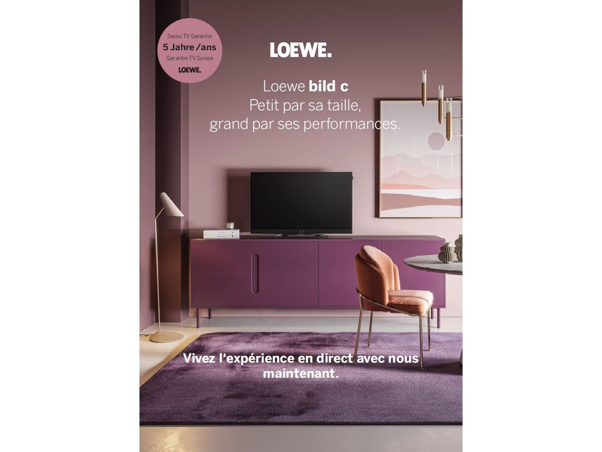bild c Plakat A1 DE/FR - Loewe Werbematerial