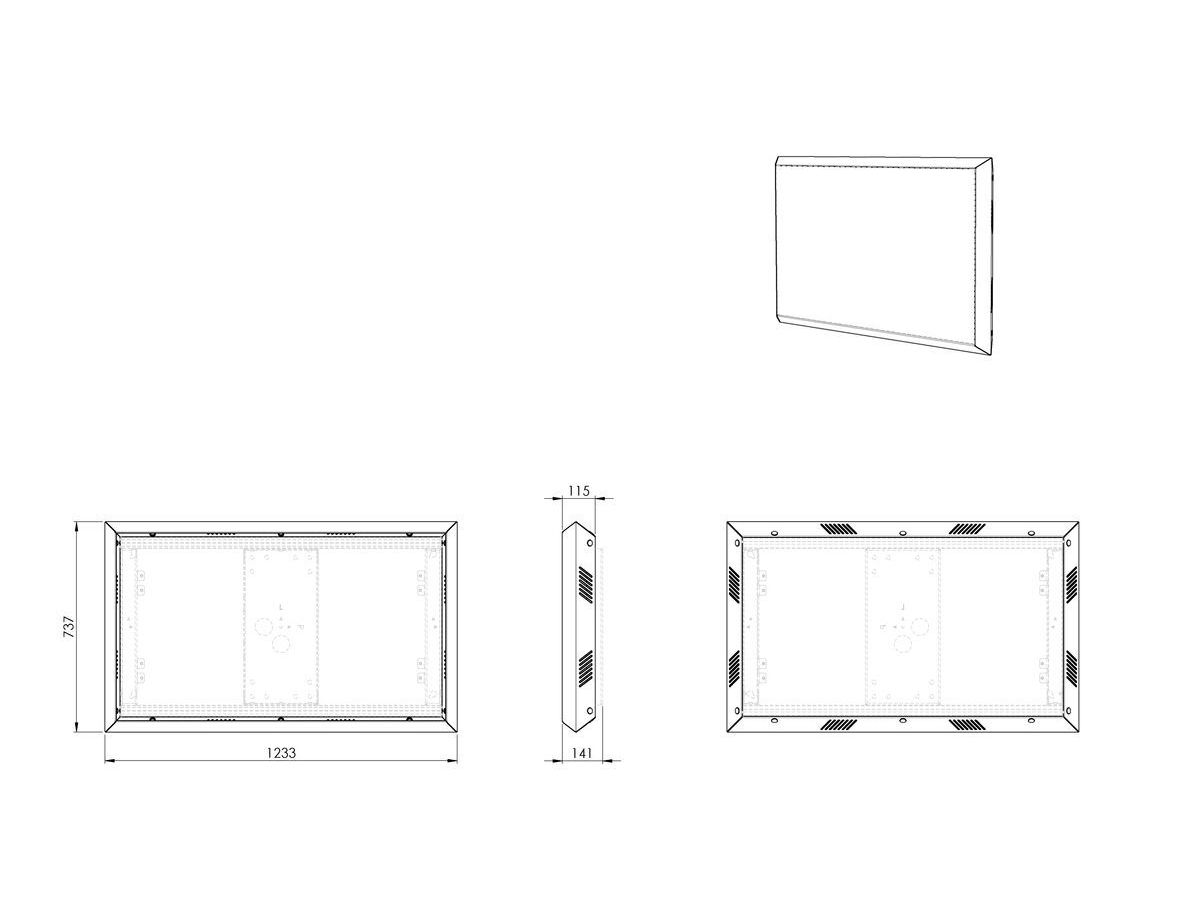 Vogel's Pro Outdoor Frame - for LG 49XE4F