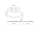 Vogel's Pro Bodenplatte, 2 Profile - Connect-It, modular, PUC27xx, Schwarz