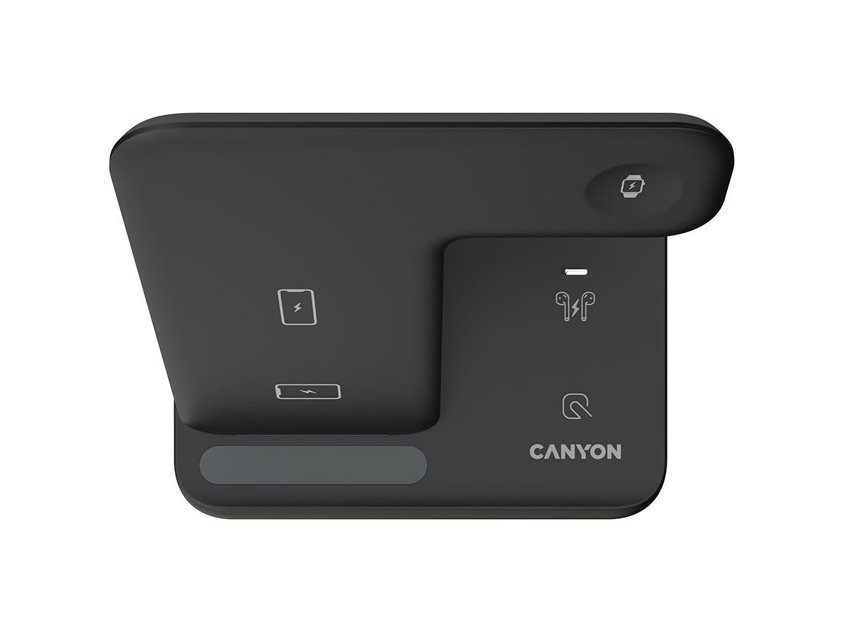 Chargeur sans fil Canyon 3in1 noir