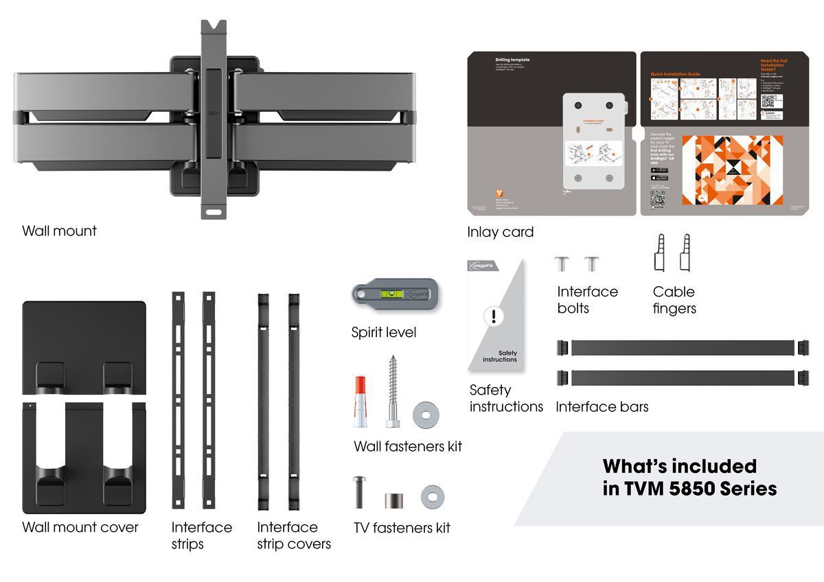 Vogel's TV wall mount - ELITE, turn, 55-100", 75kg