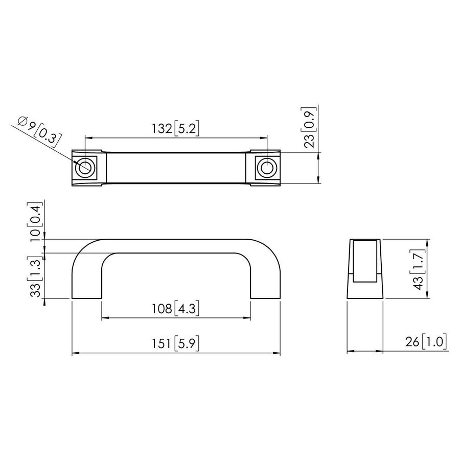 Vogel's Pro Poignée profilée - Connect-It, modular, für PFB34xx