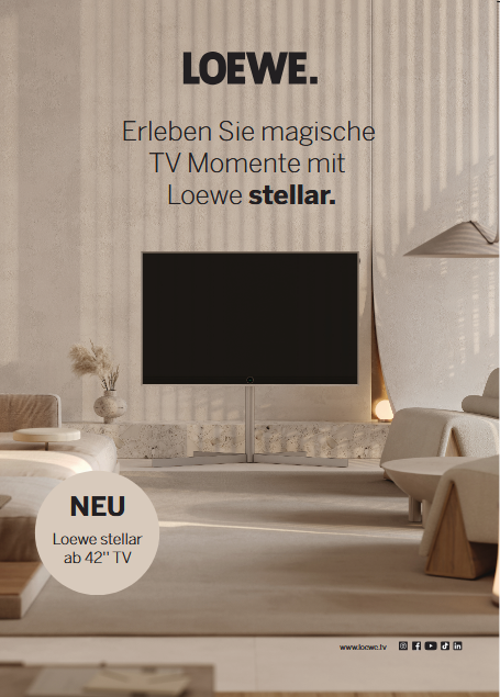 stellar A1 Plakat DE - Loewe Werbematerial