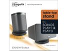 Vogel's Support de table - Sonos One & Play:1, noir