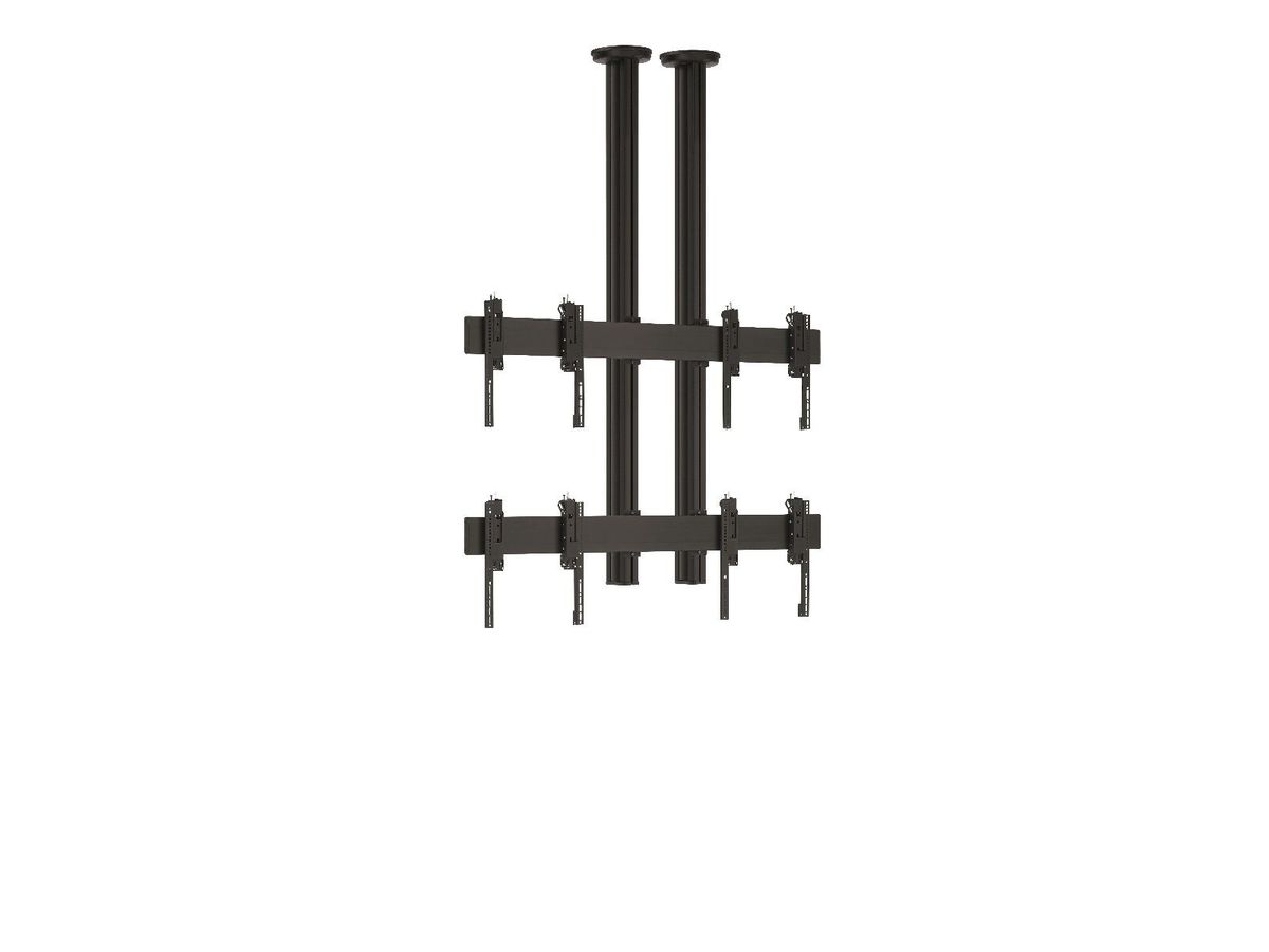 Vogel's Pro Deckenhalter Bundle - Display, 2x2, <55, 200cm, schwarz