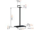 Vogel's LS Floor Stand - Denon, Sonos, Universal, 7kg, black