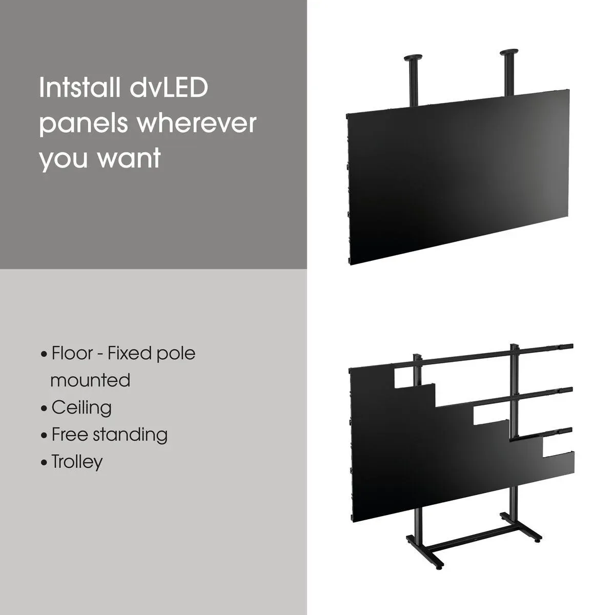 Vogel's Pro dvLED wall interface - for Unilumin ULW3-Series 5x5