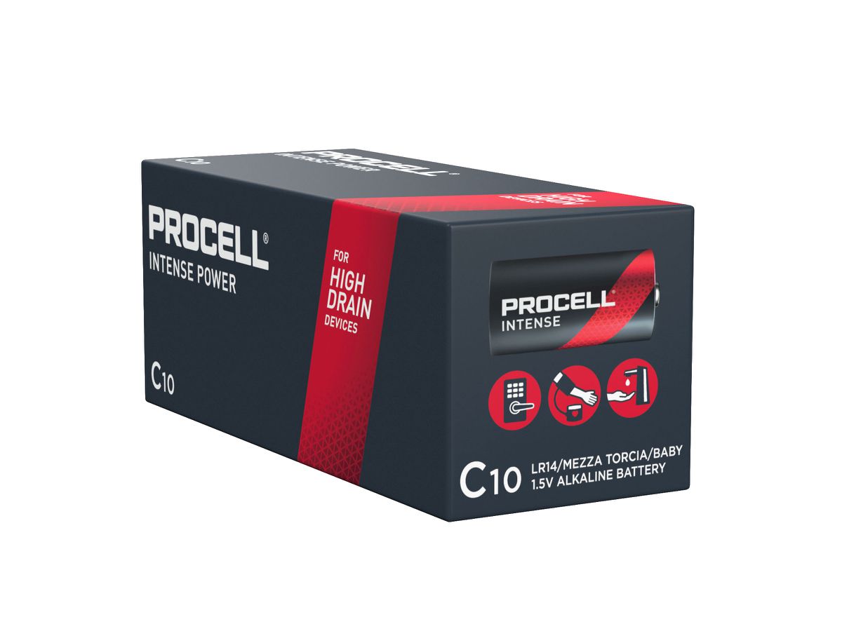 Procell Intense C (LR14) 10er - Zn/MnO2 Alkaline 1.5V