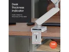 Vogel's Pro Monitor mount Motion, - table, height-adjustable, 20kg, white