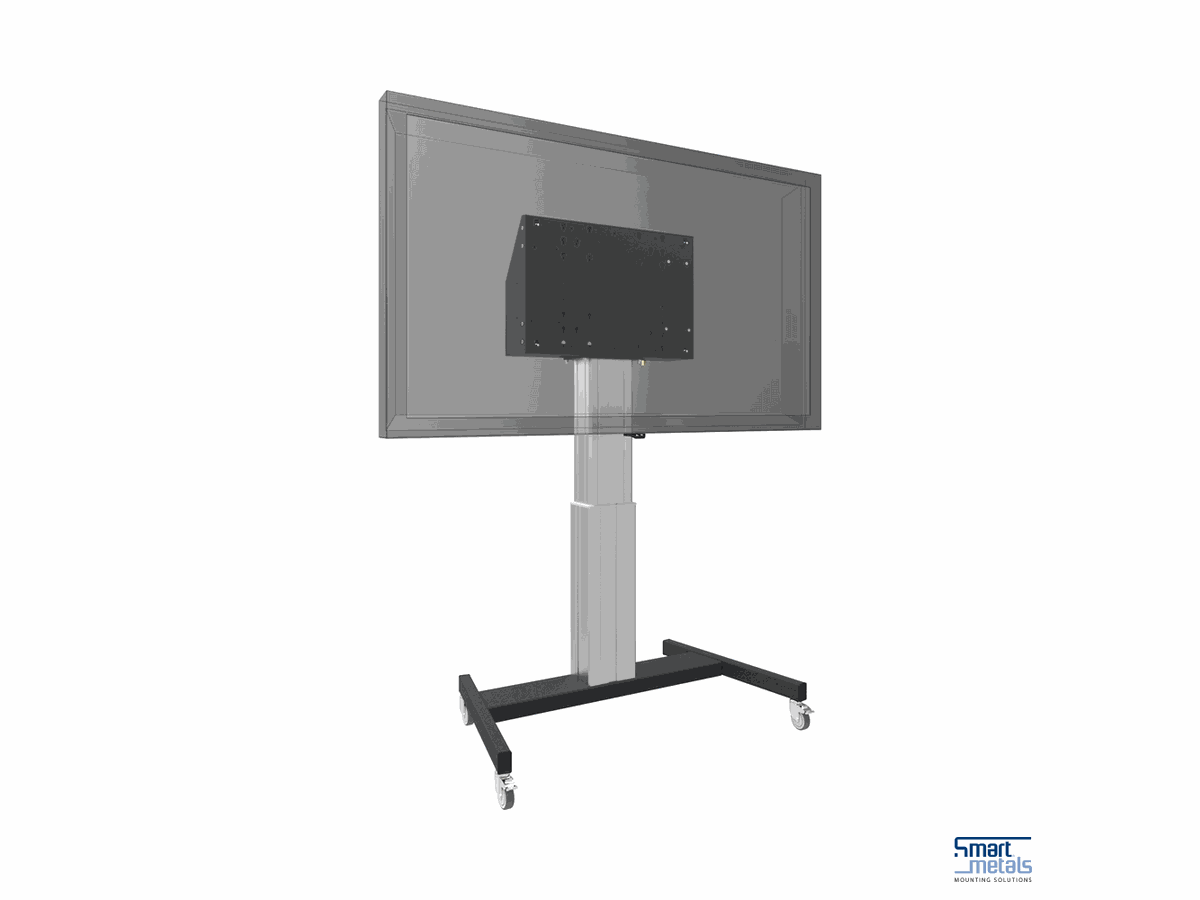 SmartMetals Trolley motorisé - Chariot, électrique, 120kg, noir