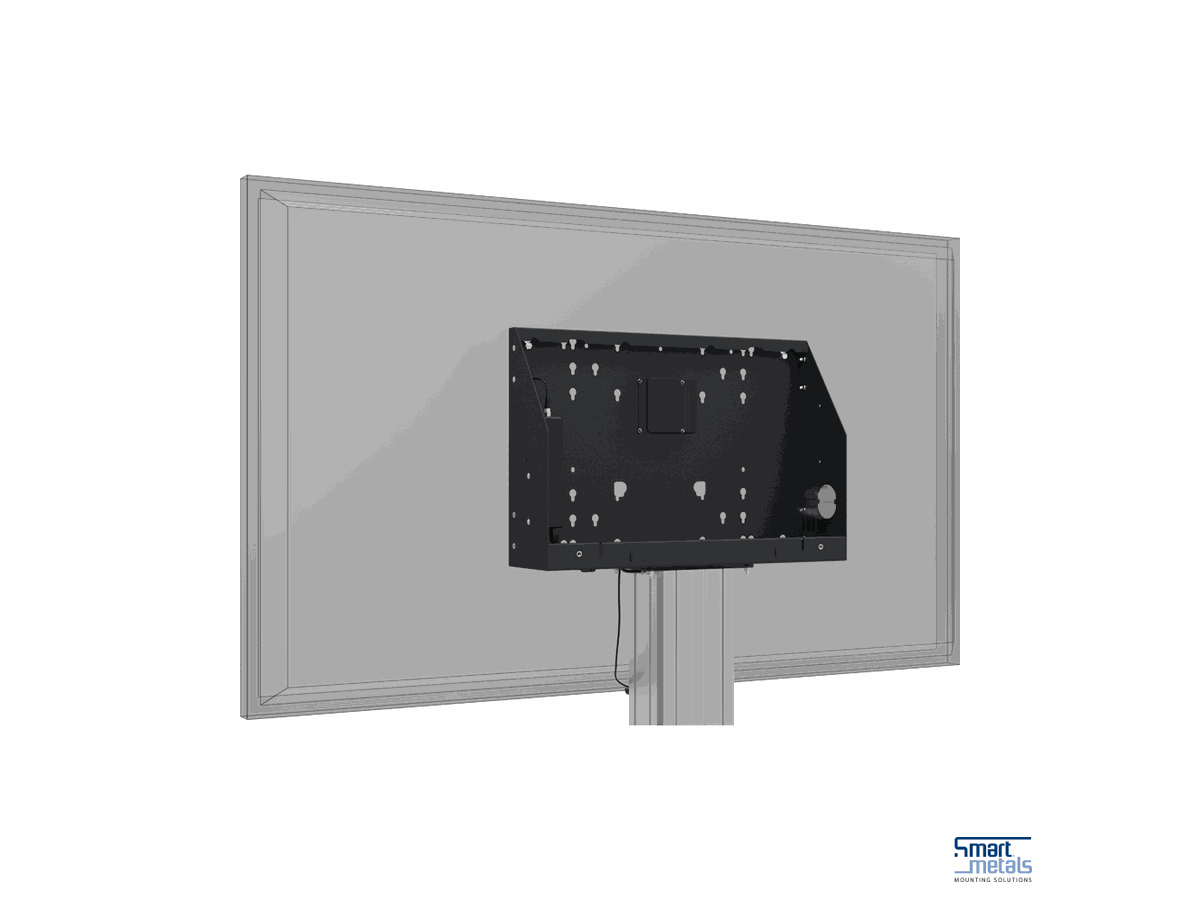 SmartMetals Trolley motorisé - Chariot, électrique, 120kg, noir