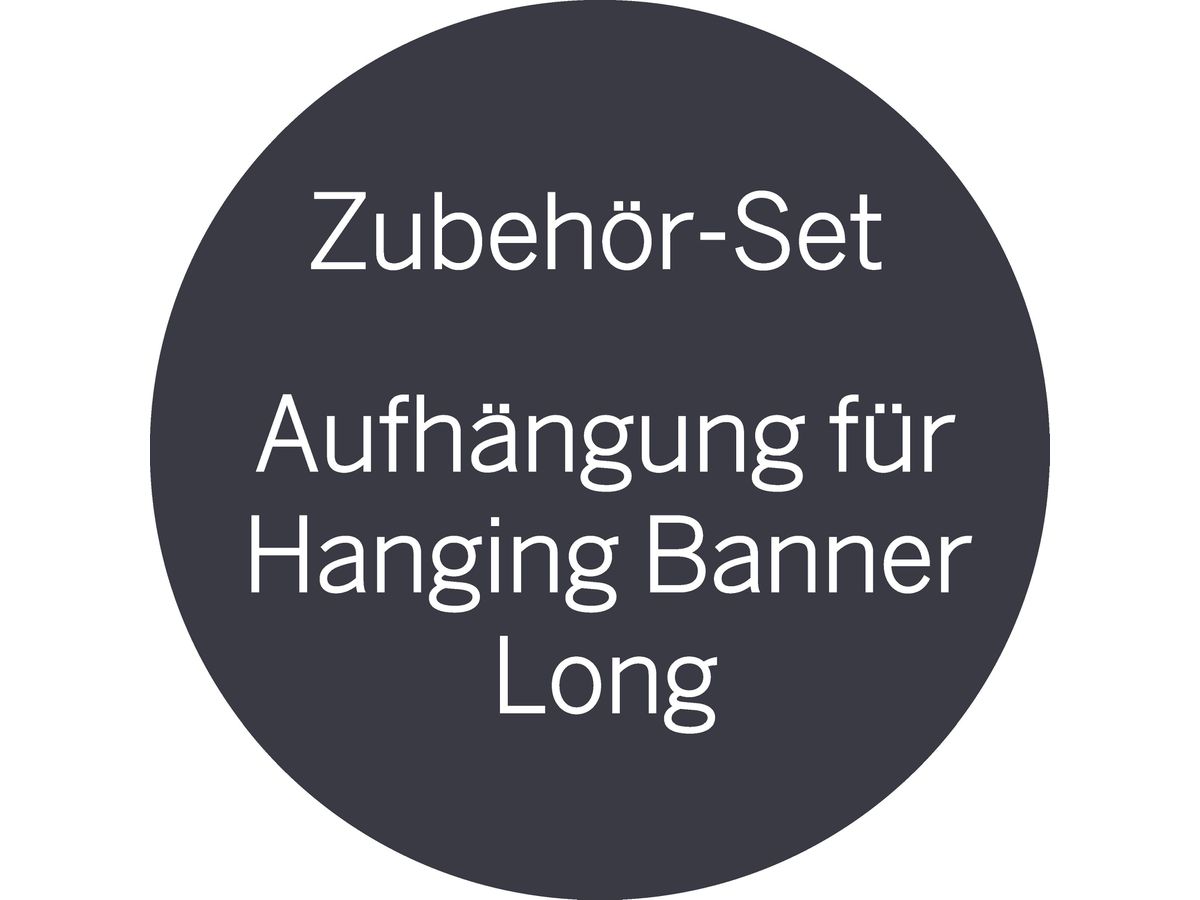 Zubehör-Set für Hanging Banner - Loewe Werbematerial