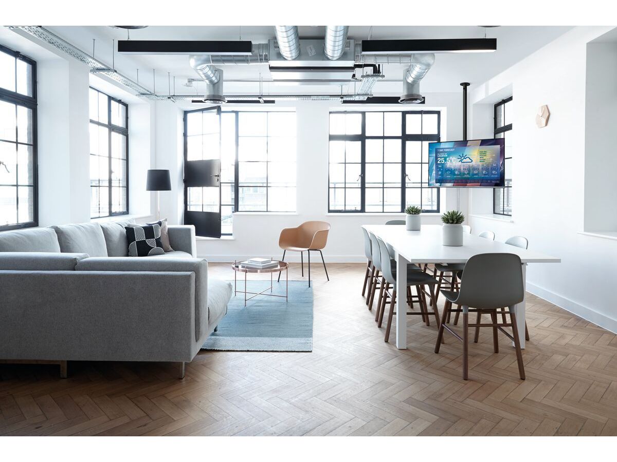 Vogel's Pro Deckenhalter Bundle - Display, <65, 220cm, 40kg, schwarz