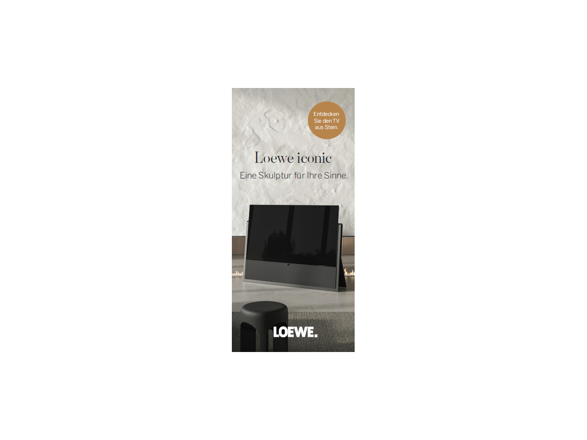 iconic Hanging Banner excl. Set - Loewe matériel publicitaire
