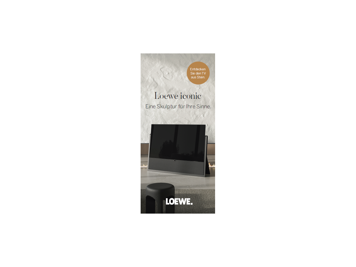 iconic Hanging Banner exkl. Set - Loewe Werbematerial