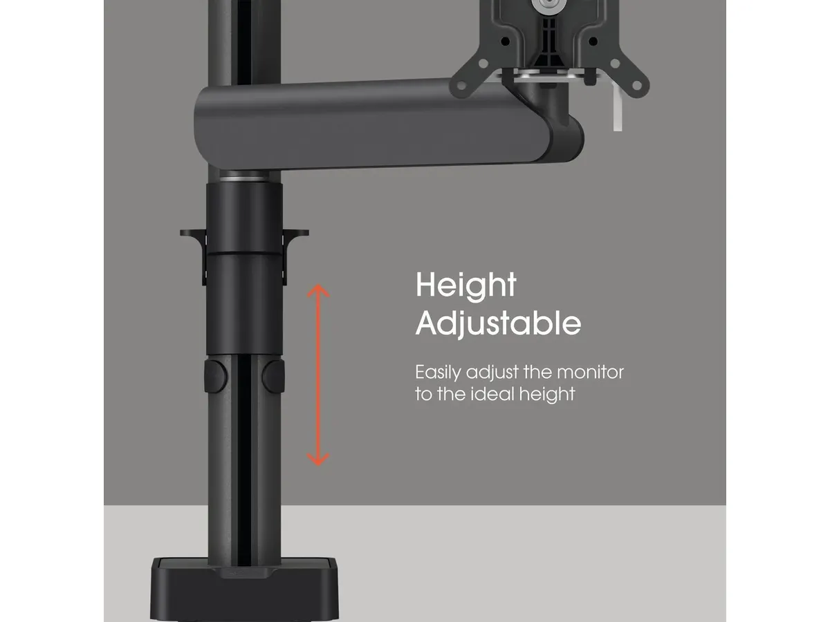 Vogel's Pro DoubleSupport d'écran Motion - table,réglables en hauteur,2x20kg, noir