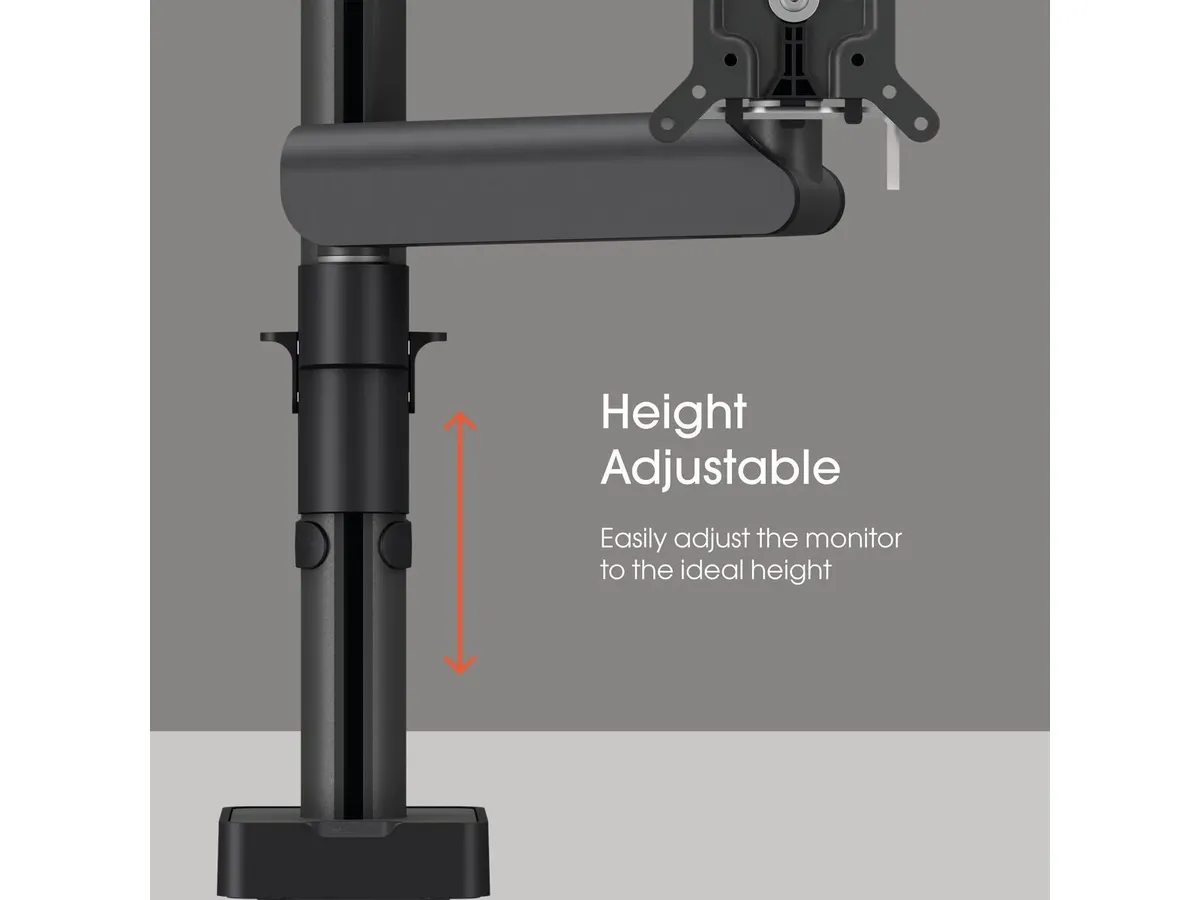 Vogel's Pro Double-Monitor mount Motion, - table, height-adjustable, 2x20kg, black