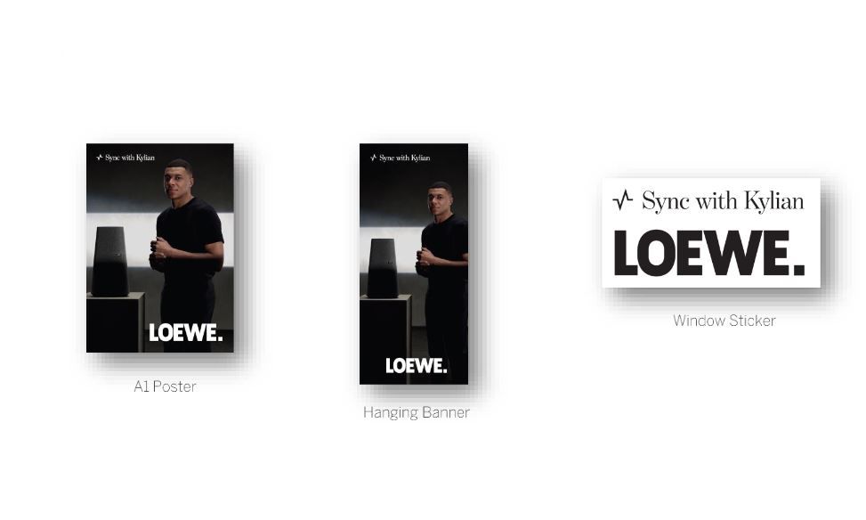 Set "Sync with Kylian" - Loewe Werbematerial