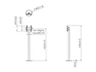 Vogel's Pro Standfuss Bundle - Display, <43 158cm,40kg, silber
