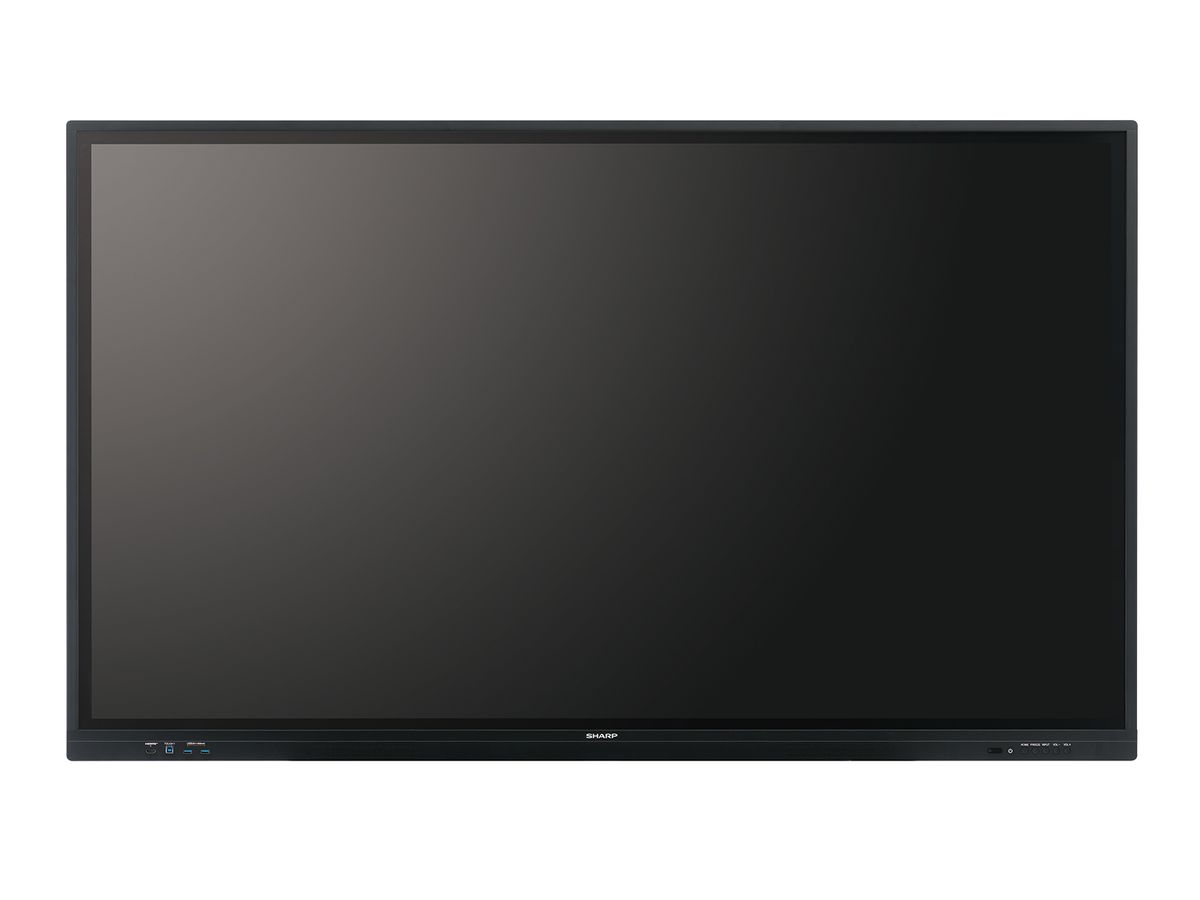 SHARP 86" LCD Display - UHD, 16/7, 350cd/m2, PrecisionTouch
