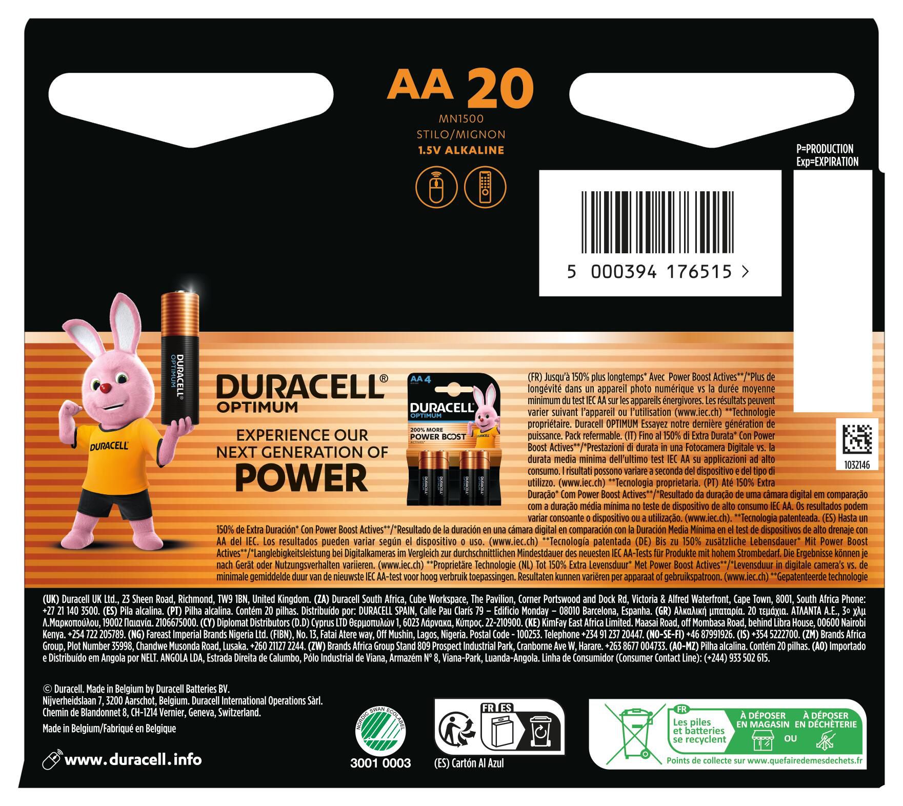 Plus MN1500/AA/LR6 20er - Power Boost