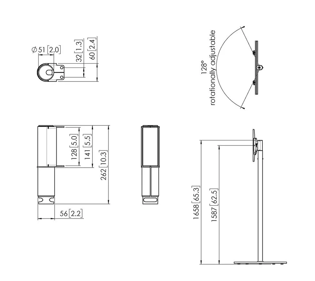 Vogel's Pro Rotationsmodul - Connect-It, zu PFF 1560, PFA 915