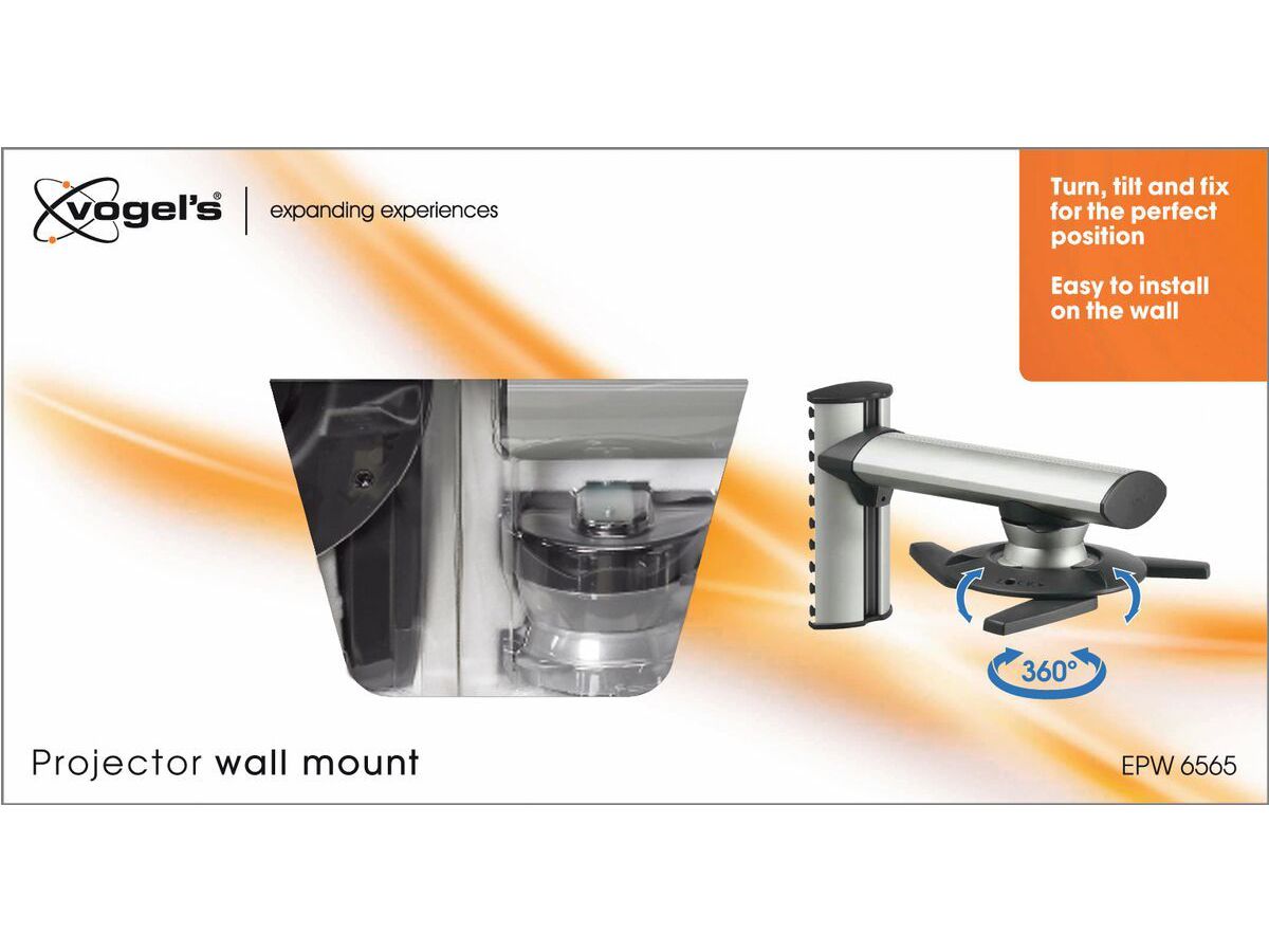 Vogel's Projector Wall Mount - Universal, swivel and tilt, 10kg