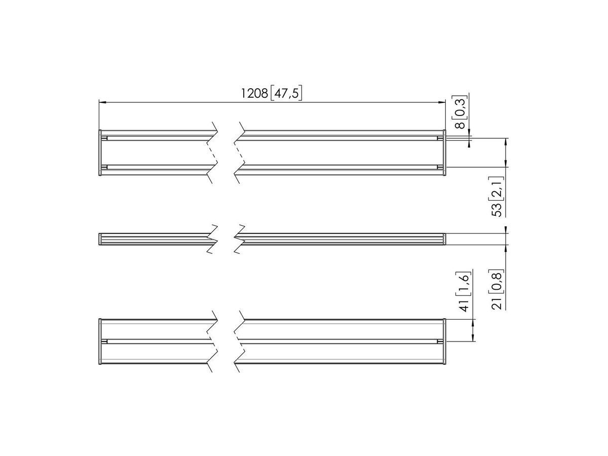 Vogel's Pro Interface-Bar,120cm - MOMO Motion und Motion Plus, schwarz