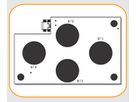BrightSign USB Button Pad, 4 Buttons - pour HD1010W, HD1020, XD1030 & XD1230