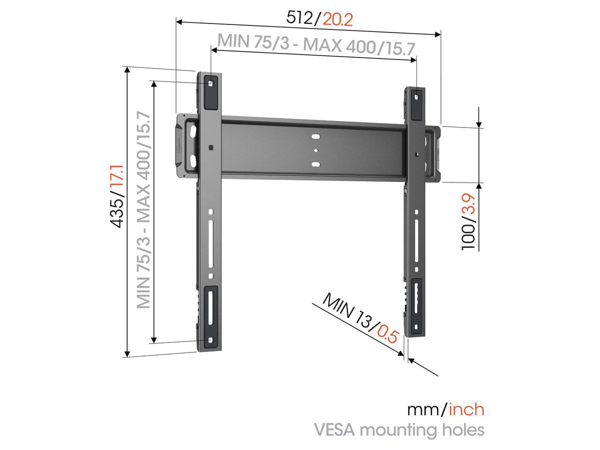 Vogel's Support TV - ELITE, fix, 32-77", 75kg