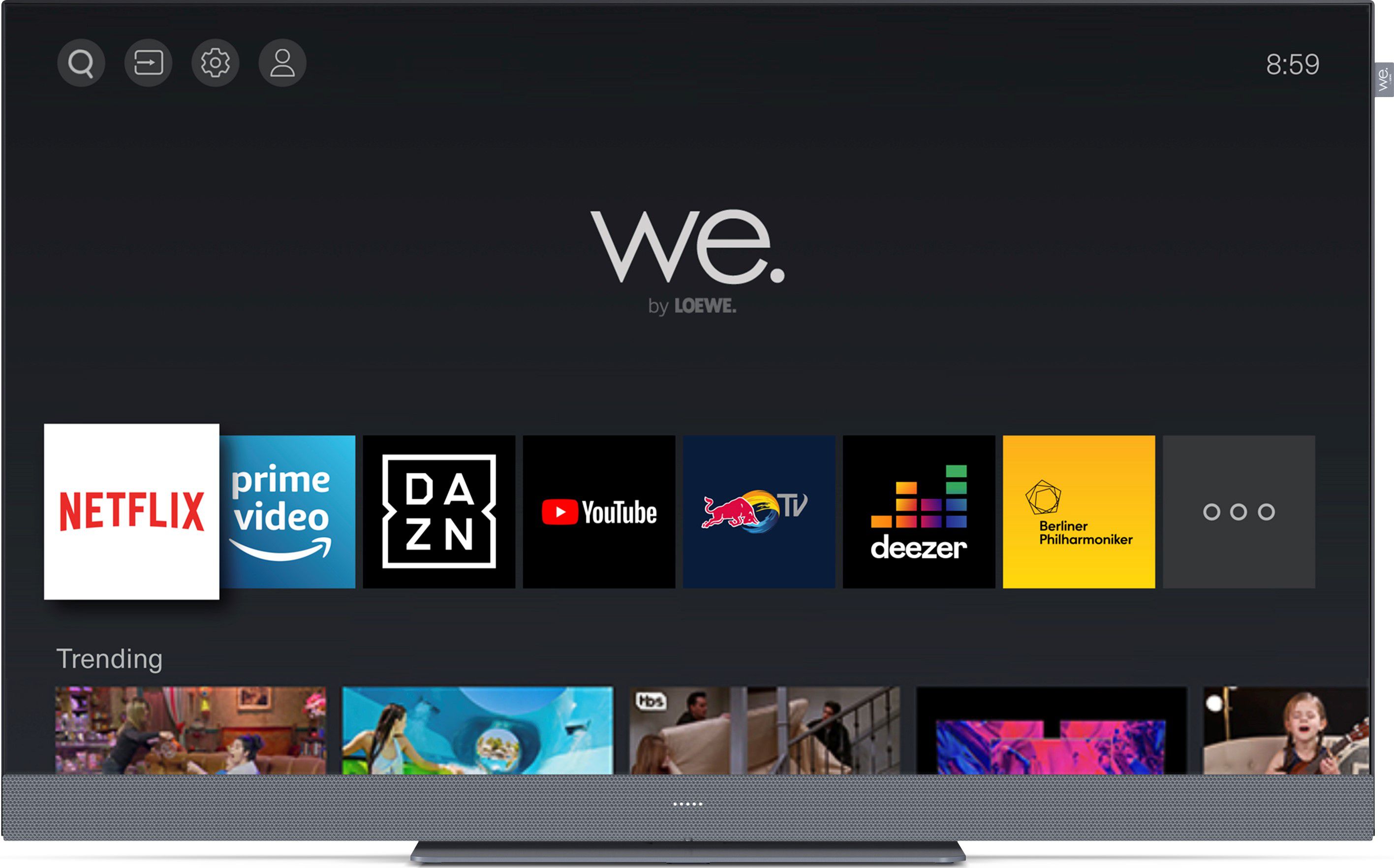 We. SEE 43 storm gry - We. by Loewe LCD UHD TV 43"